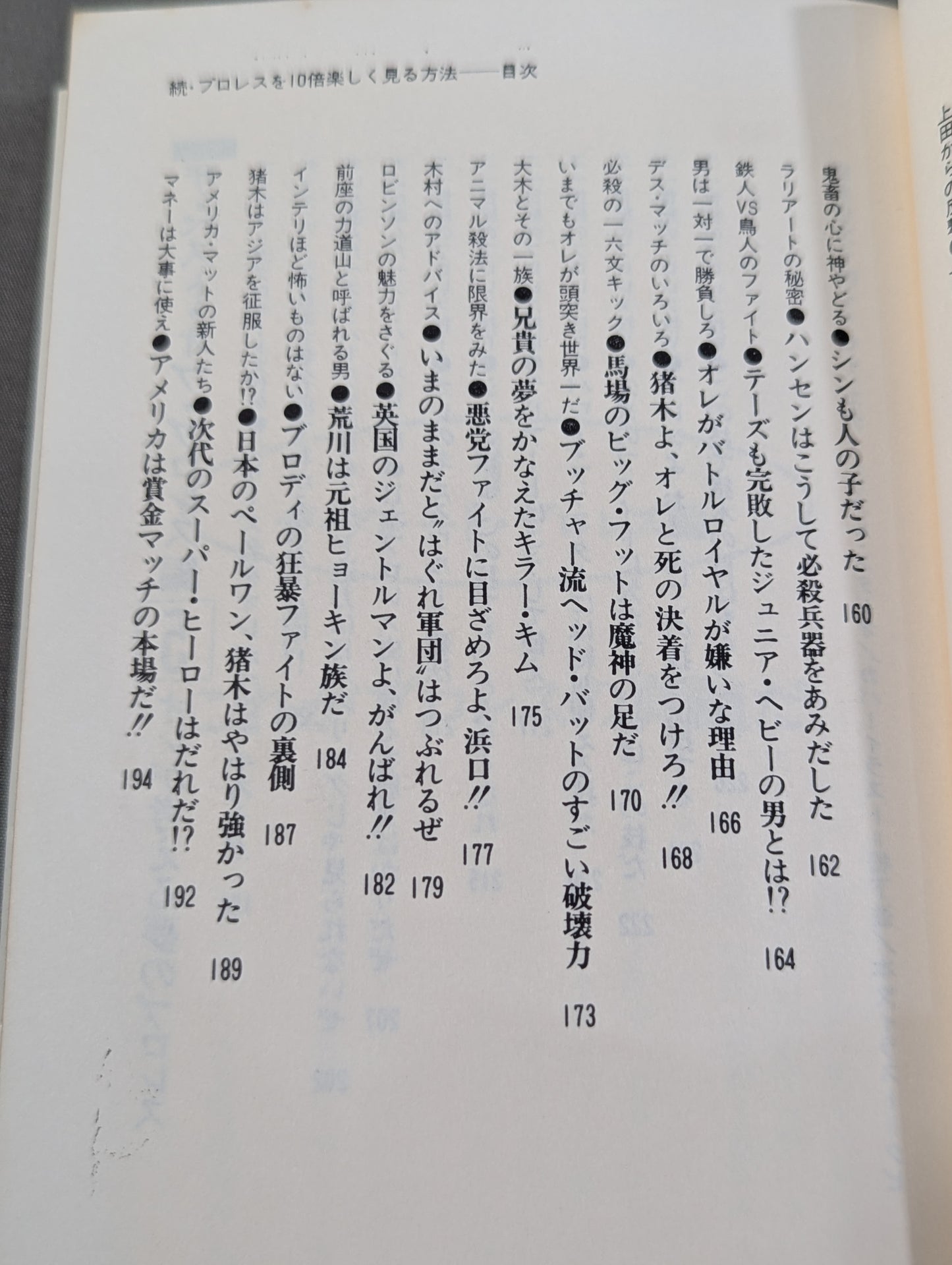 続・プロレスを10倍楽しく見る方法