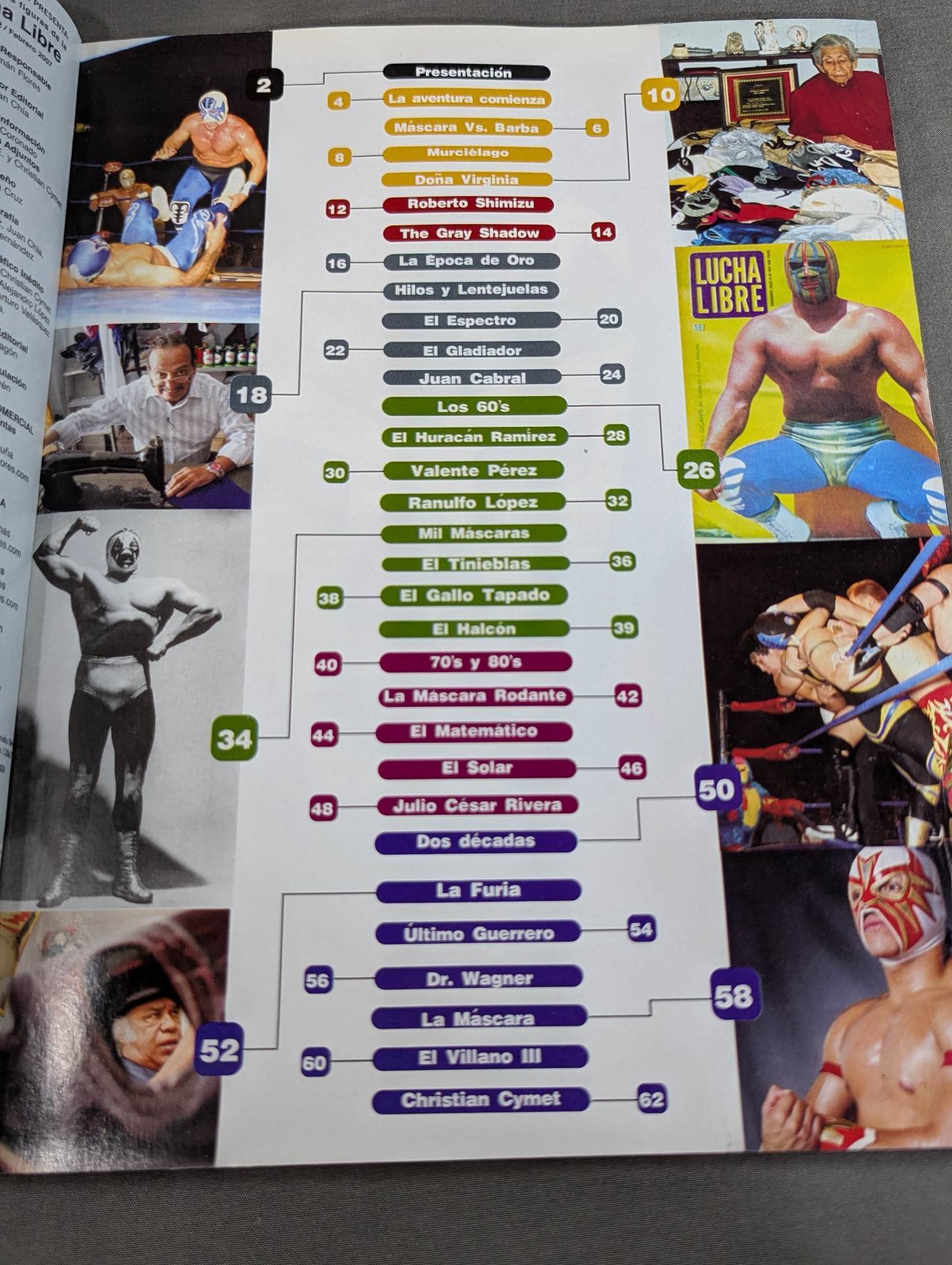 GRANDES FIGURAS DE LA LUCHA LIBRE NUMERO 2