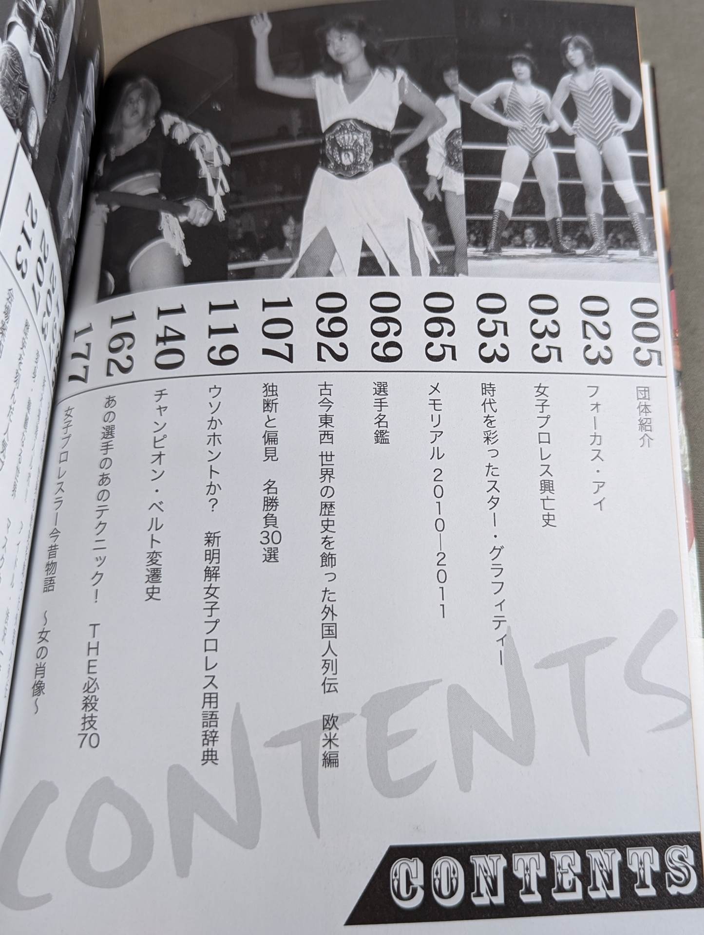 女神列伝  女子プロレス パーフェクトガイド 1950～2011