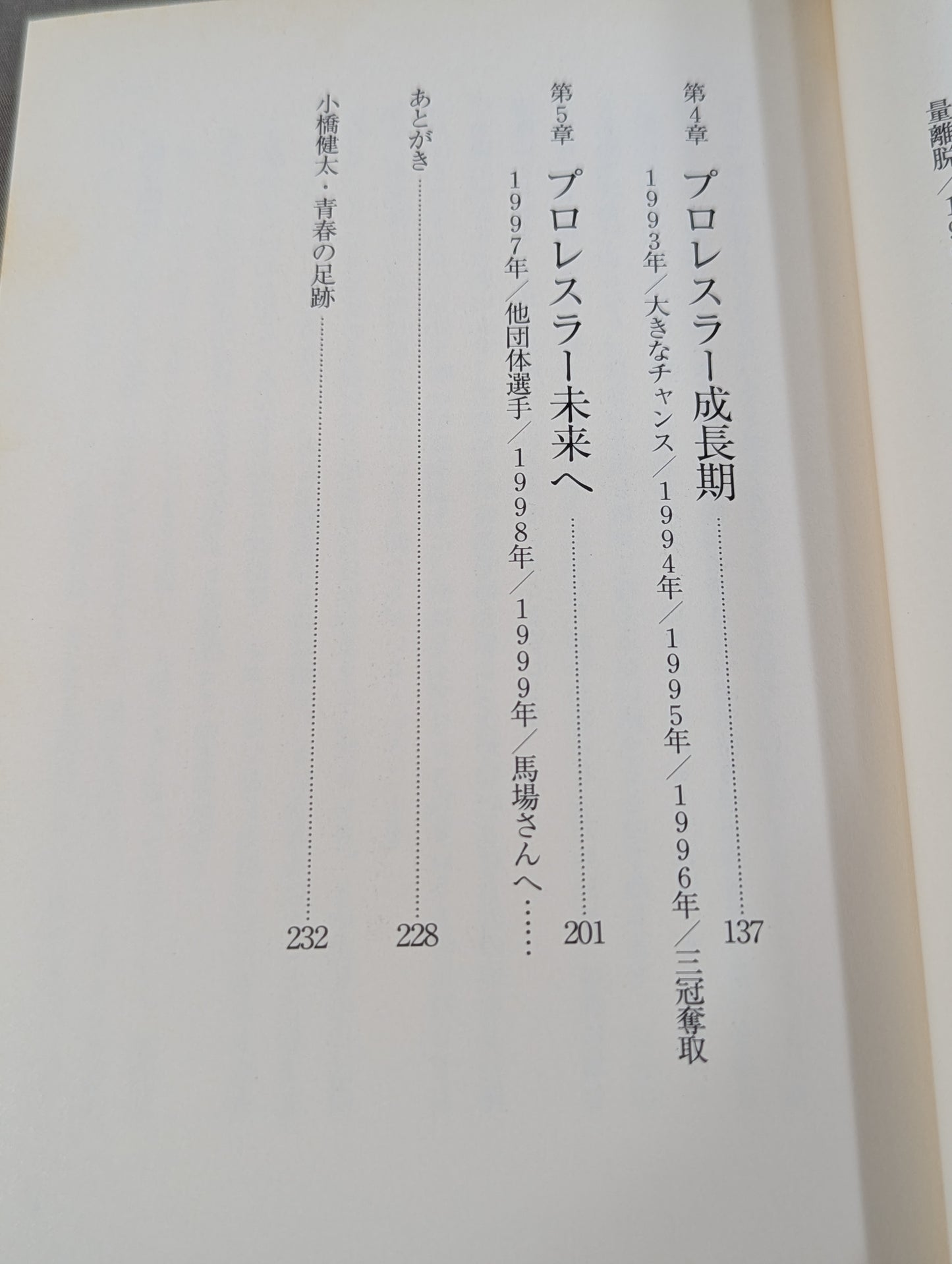 小橋健太 青春自伝 熱き握り拳