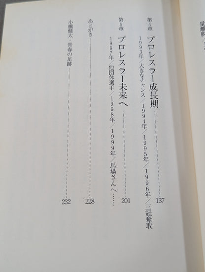 小橋健太 青春自伝 熱き握り拳