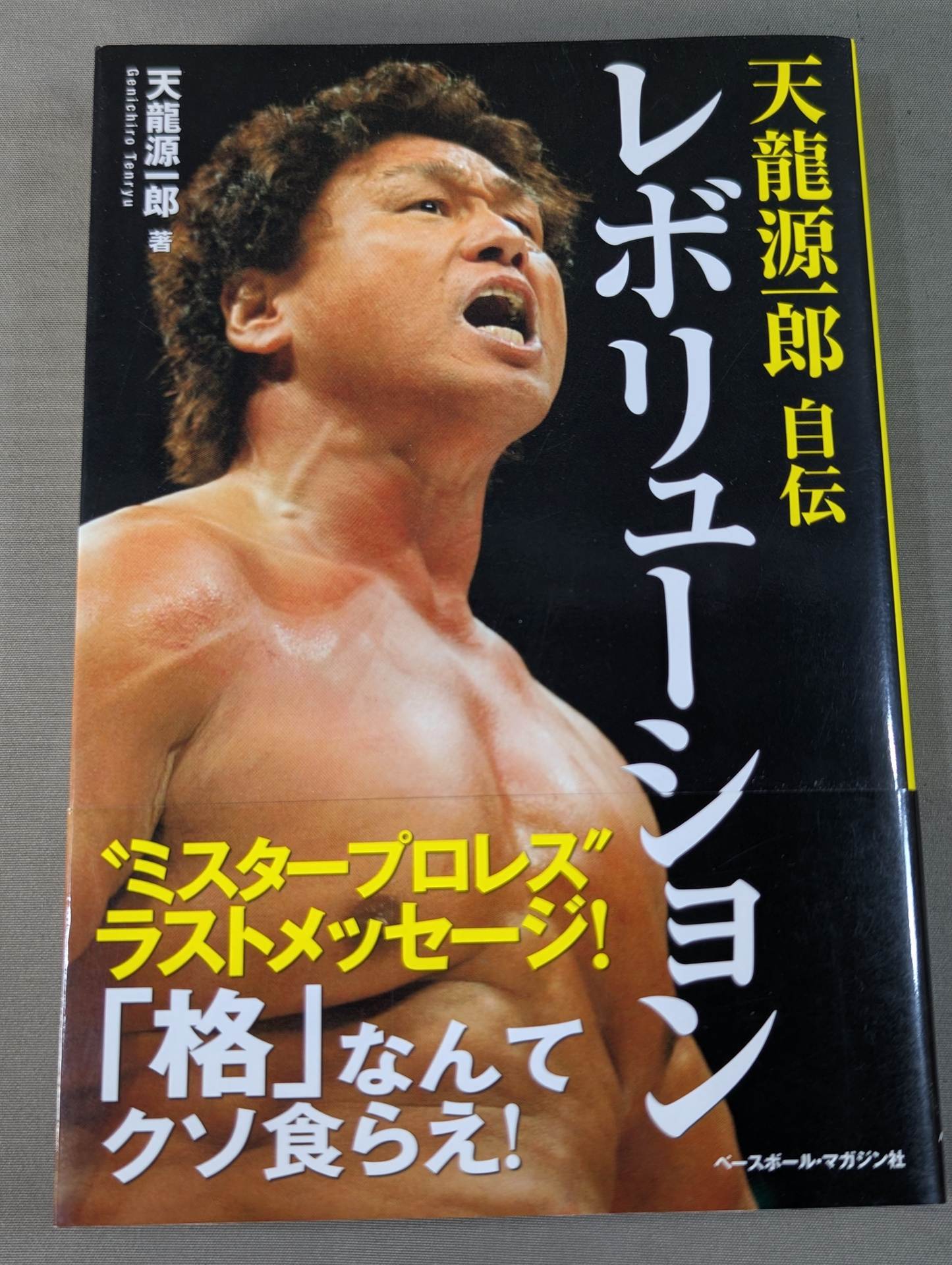 Tenryu Genichiro  Autobiography Revolution