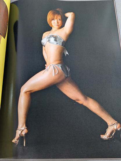 [Kairi Hojo  hand signed autograph ] Steel Armored Woman II Girls pro wrestler  Super Combat photo  Collection