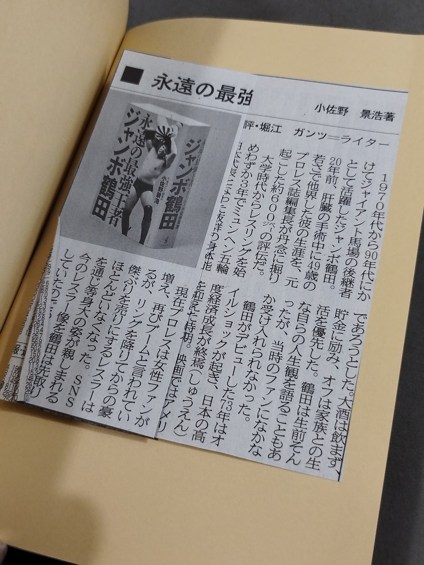 Eternal Strongest Champion Jumbo Tsuruta