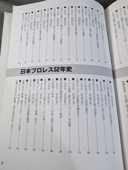 52 Years of Japan Pro Wrestling At that time, the Japan mat world was shaken