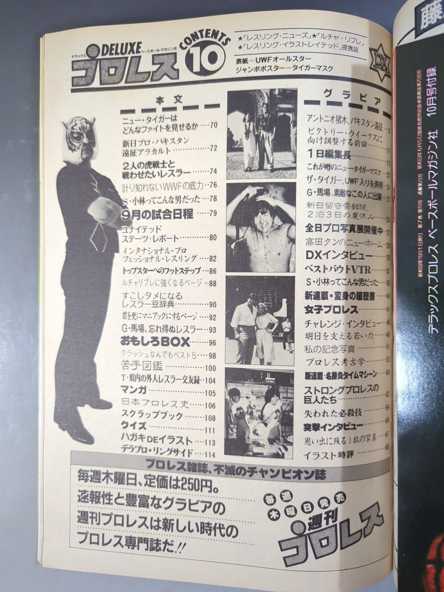 デラックスプロレス 1984年10月号