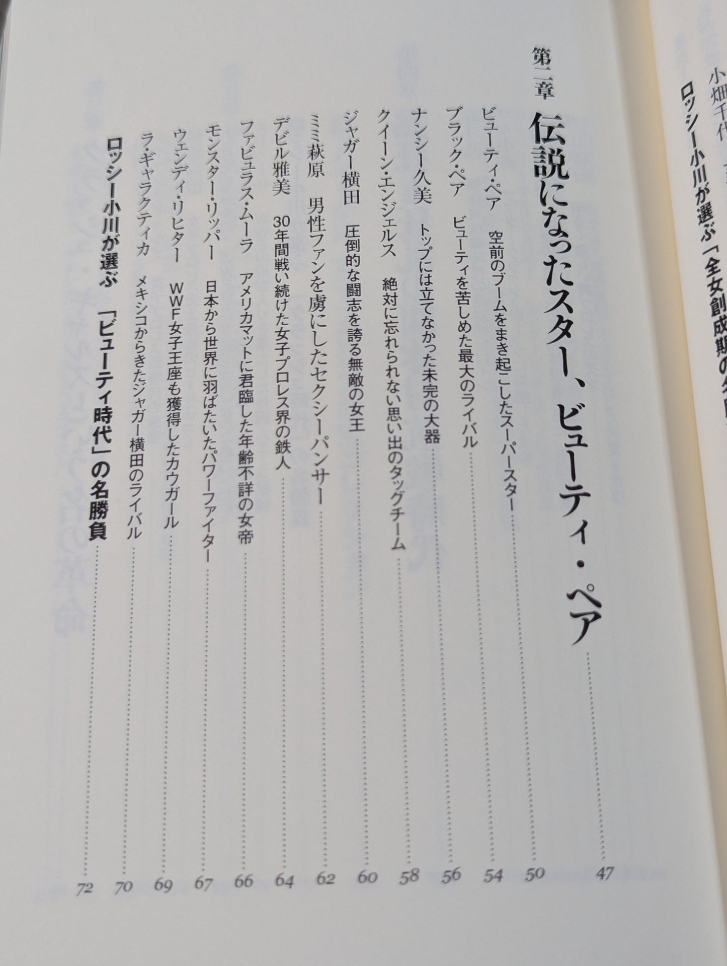 秘蔵写真、お宝グッズ、エピソードで見る  ロッシー小川　女子プロレス55年史