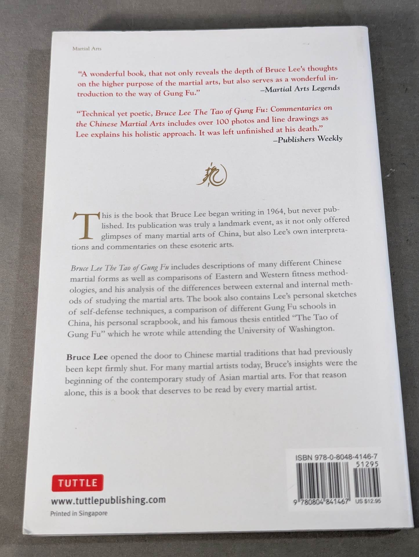 BRUCE LEE THE TAO OF GUNG FU Commentaries on the Chinese Martial Arts