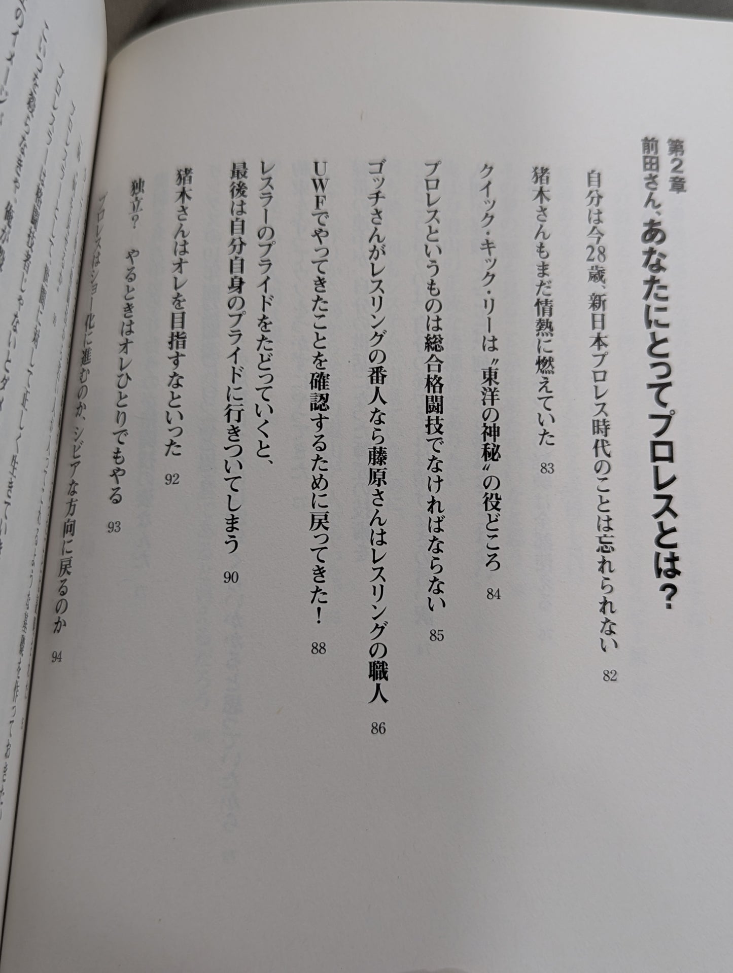 前田日明 超語録集