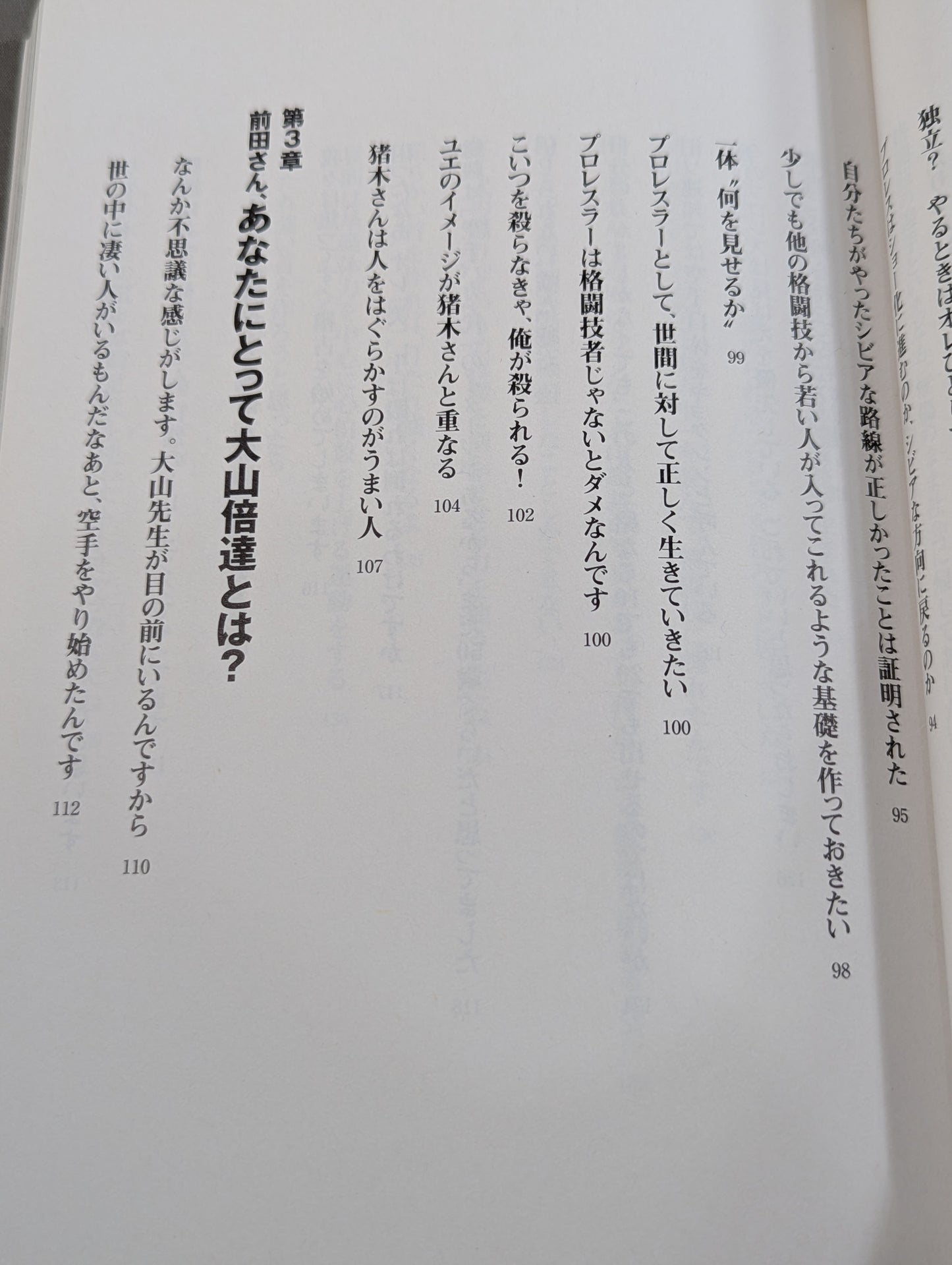 前田日明 超語録集