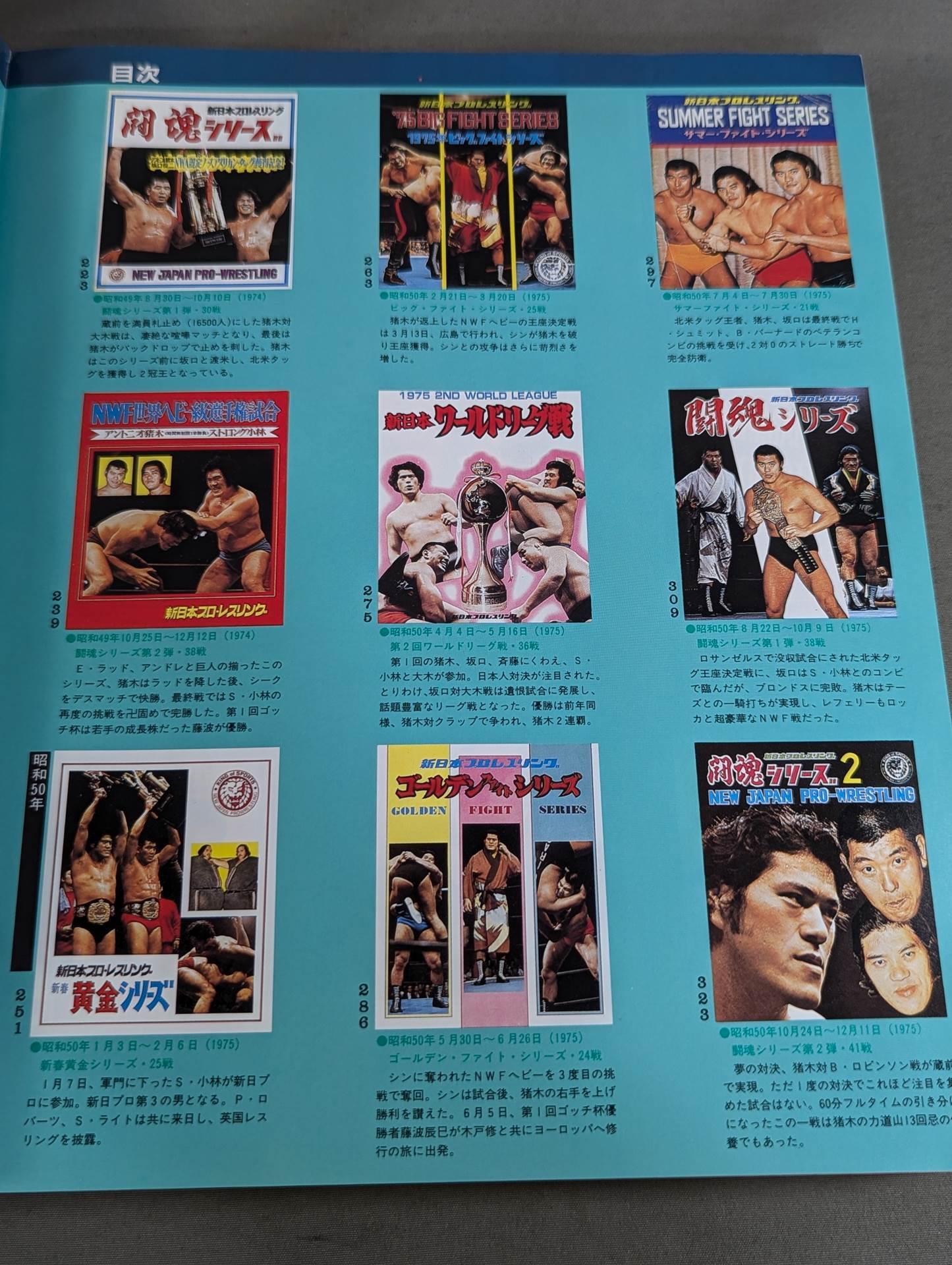 New Japan Pro Wrestling Pro-wrestling  Condensed version of the pamphlet Volume 1 [Permanent Preservation Version]