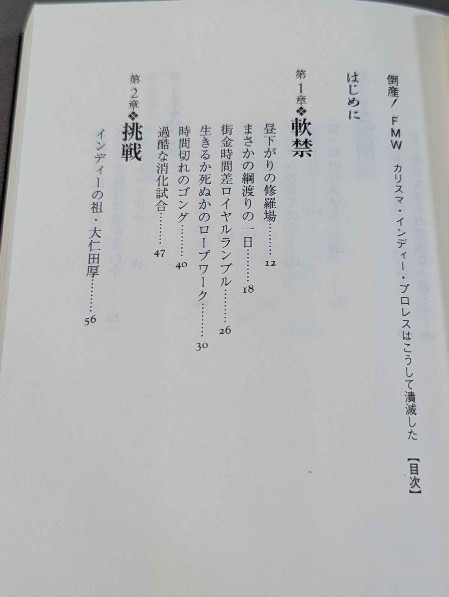 Bankruptcy! This is how FMW charismatic indie Pro Wrestling was destroyed