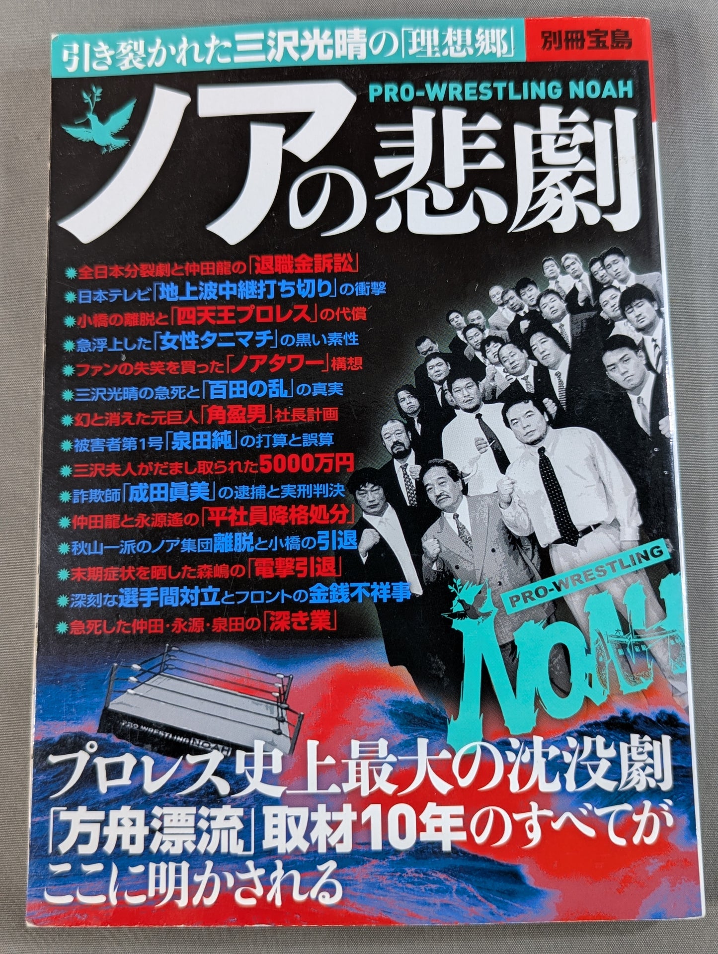 Separate volume Treasure Island Noah's tragedy The biggest sinking drama in Pro Wrestling history