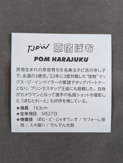 POM HARAJUKU  Tokyo Joshi Pro Wrestling WRESTLE UNIVERSE Member Benefit Sticker