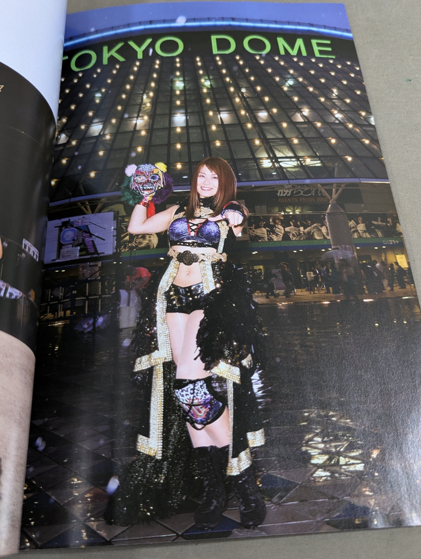 [Io Shirai (Iyo Sky)  hand signed autograph 】FOTOLIBRE de Mascara Numero.67