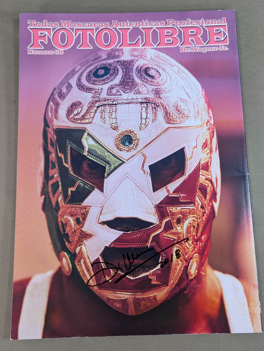 【ドクトル・ワグナー・Jr. 直筆サイン入り】FOTOLIBRE de Mascara Numero.68