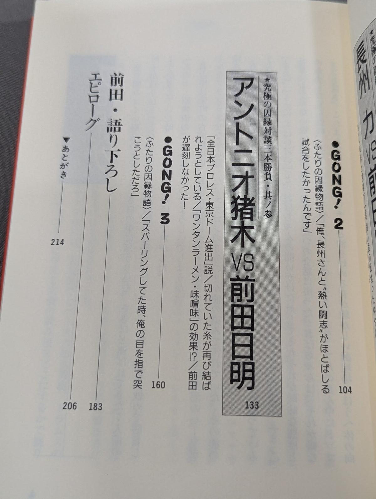 禁談 前田日明 究極の因縁対談三本勝負