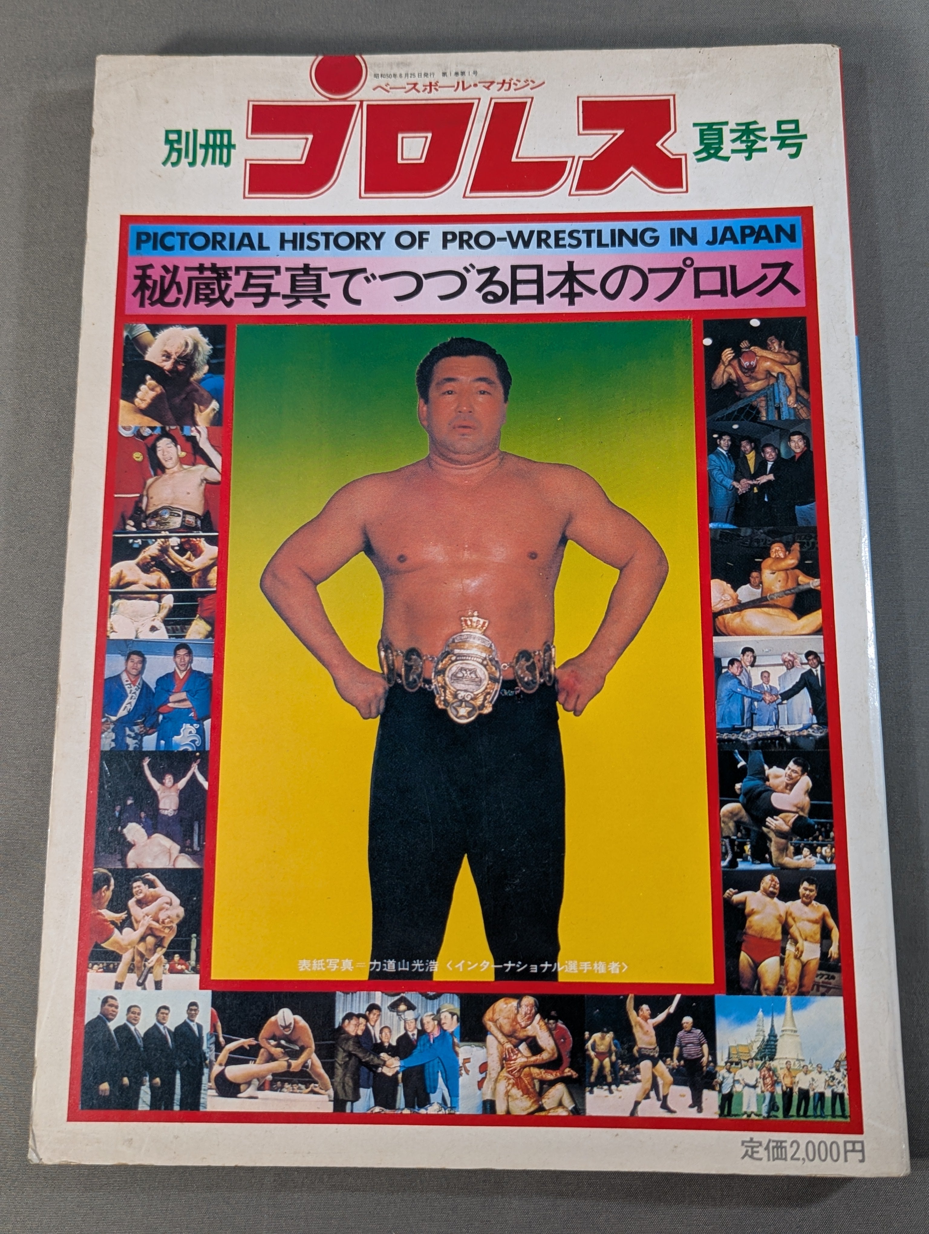 別冊プロレス増刊★秘蔵写真とセレクトされた記録でつづる 日本のプロレス30年史 別冊プロレス 夏季号 秘蔵写真でつづる日本のプロレス – 闘道館