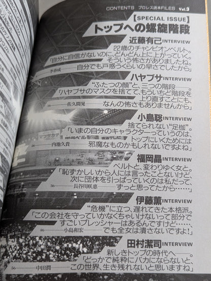 別冊宝島 特別編集 プロレス読本Files Vol.3