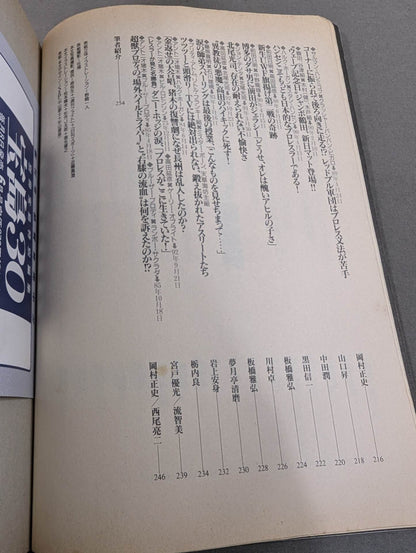 Bessatsu Takarajima 179 Pro Wrestling  Famous Game Reader Complete Preservation Edition Eternal 100th Match!!