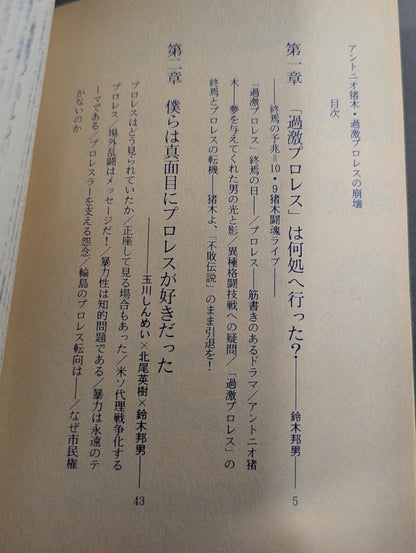 Antonio Inoki  Radical The collapse of Pro Wrestling