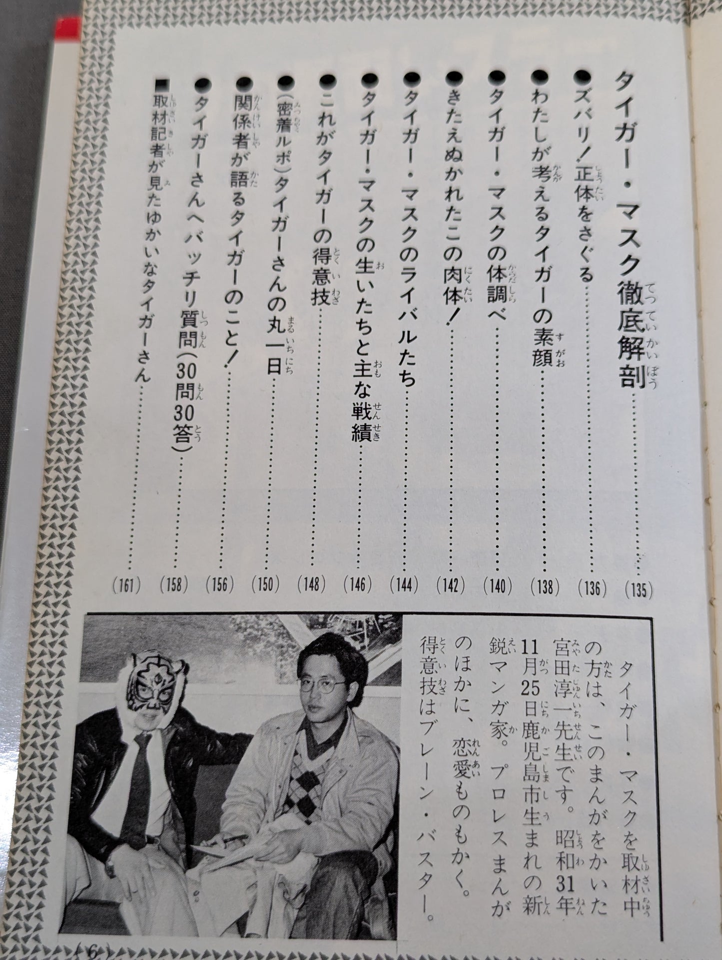 True story manga Tiger mask