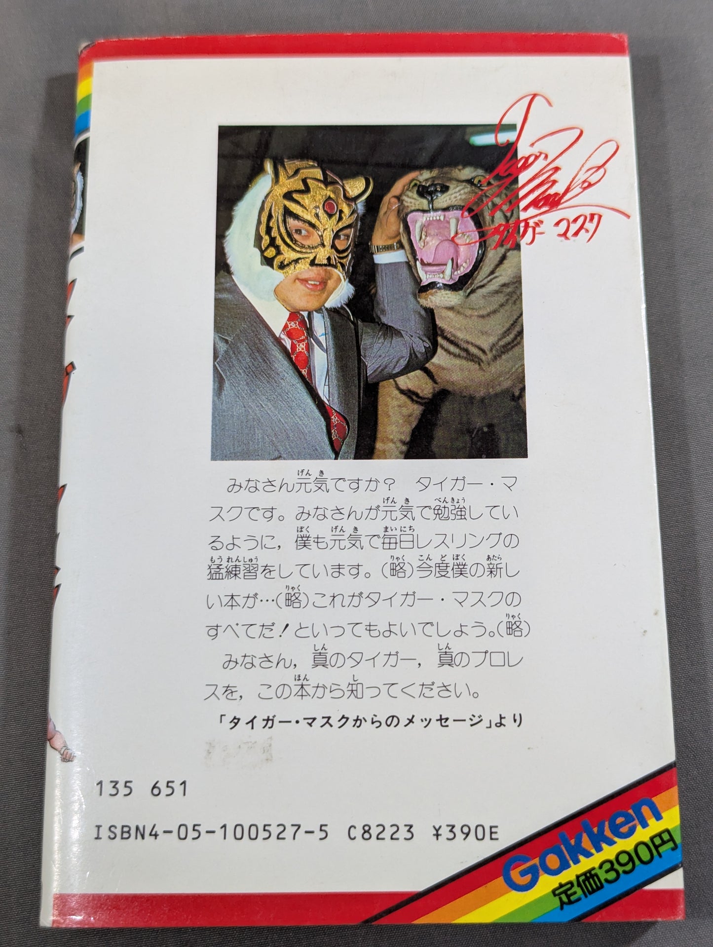 True story manga Tiger mask