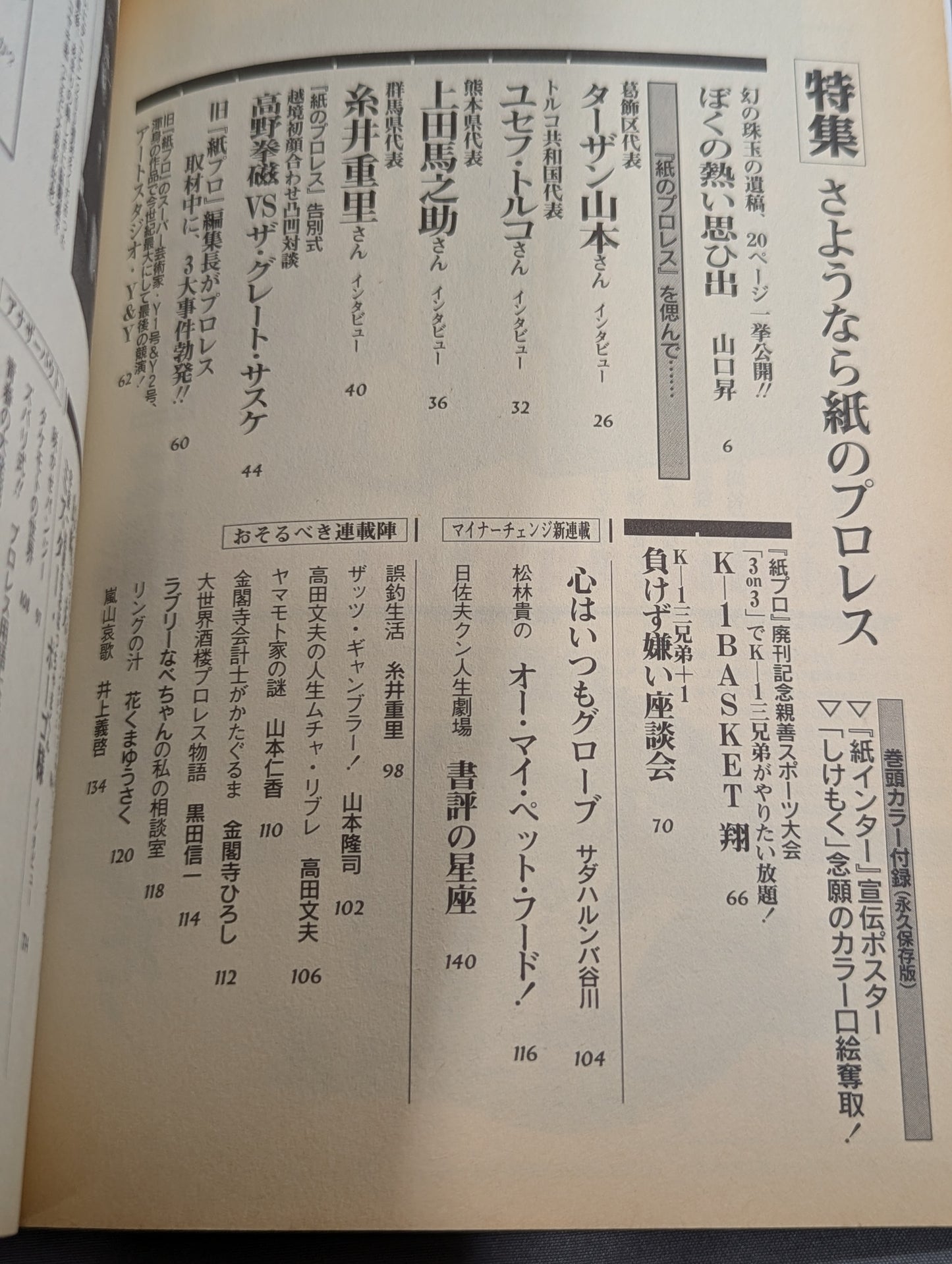 紙のプロレス19