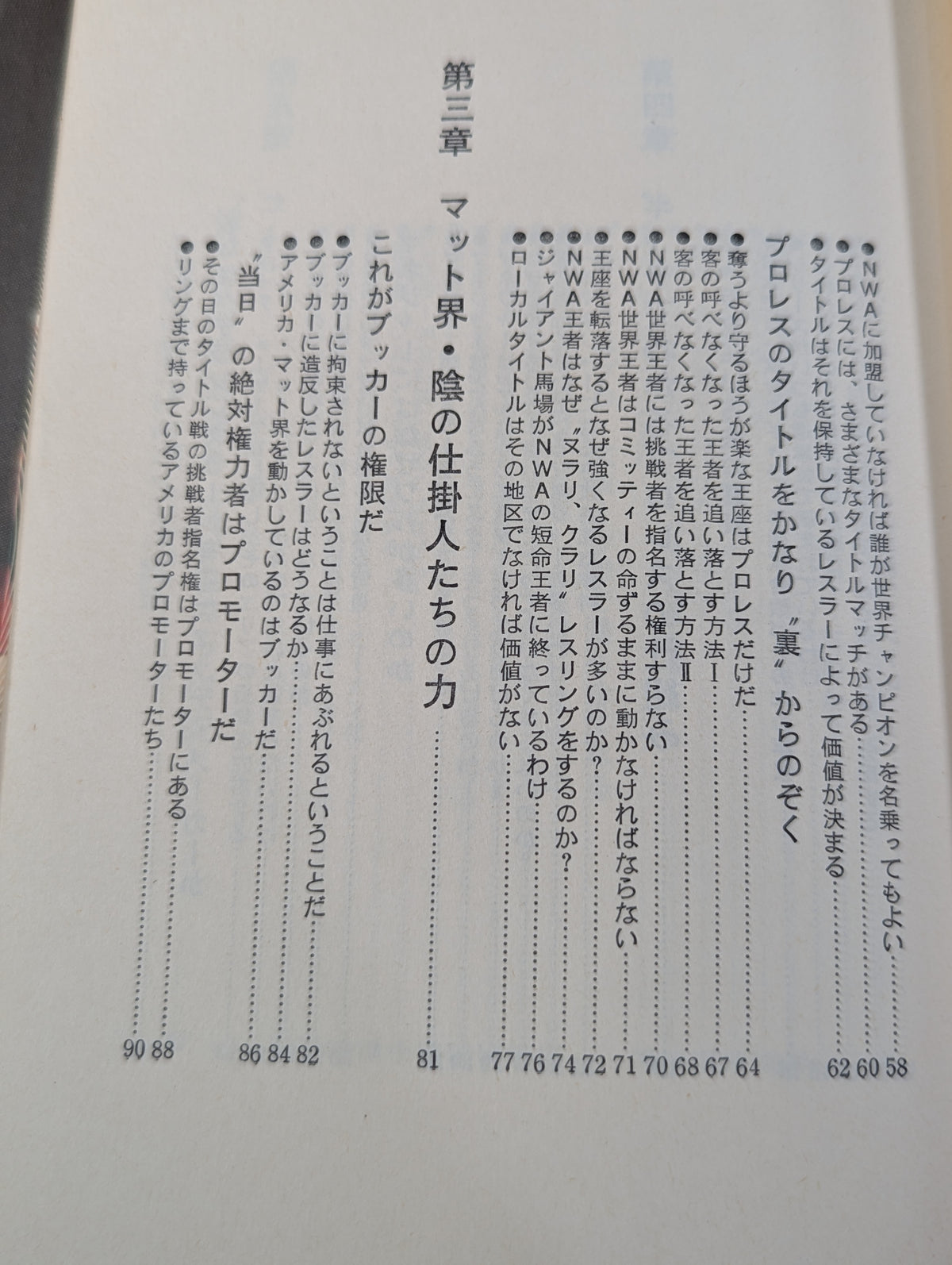 誰も書かなかったプロレスの内側(インサイド・レポート)