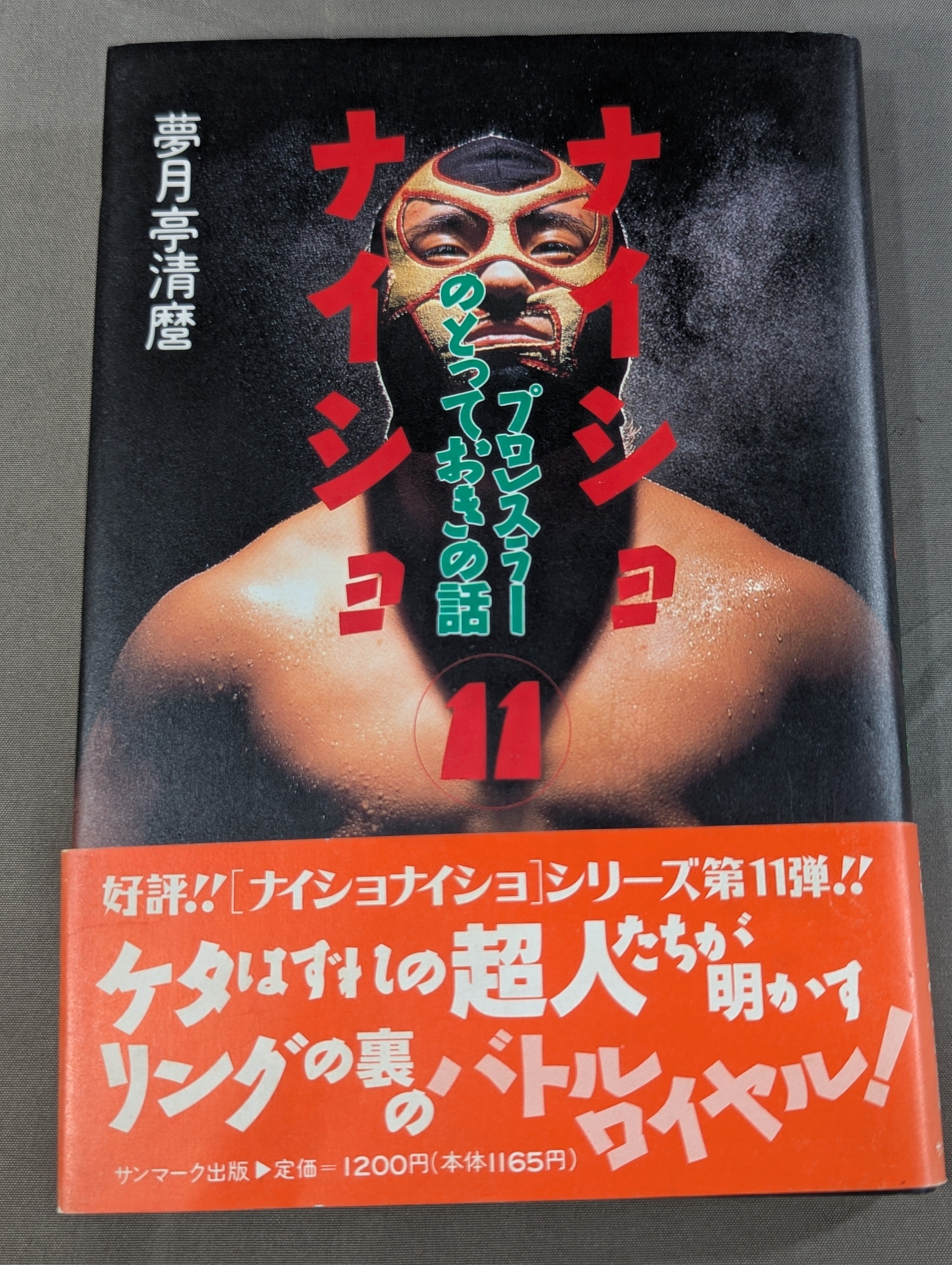 マークキング「アプローチショット」シルクスクリーン　直筆サイン・エディション有り 著者 直筆サイン入り】ナイショナイショ11 プロレスラーのとっておきの