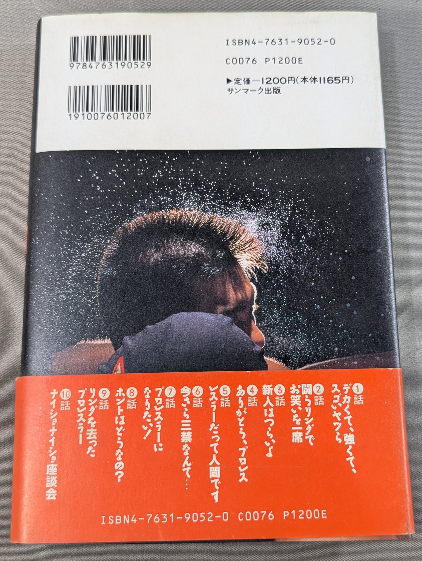 [Author hand signed autograph ] Naishonaisho 11 Pro wrestler's special story