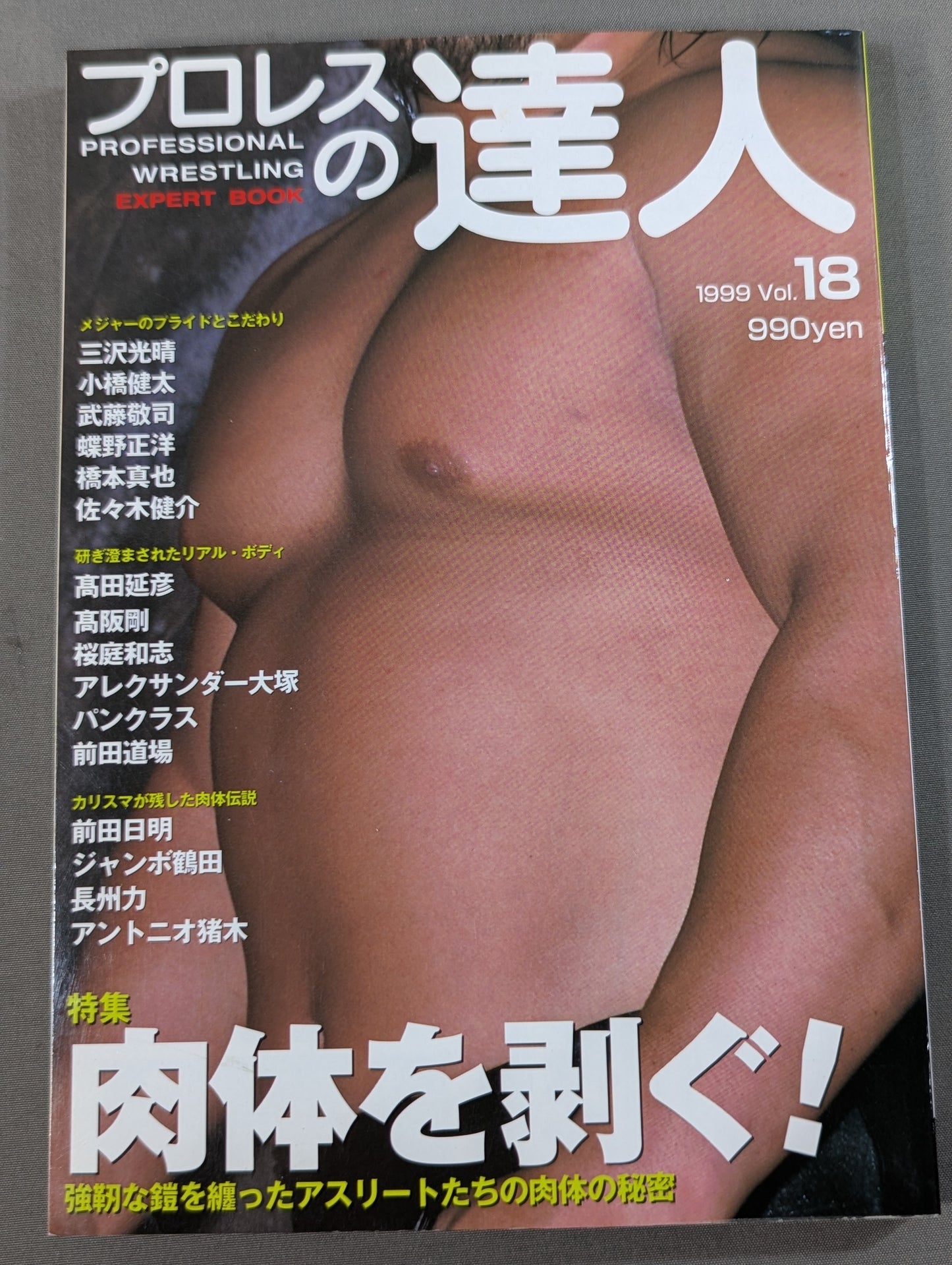 プロレスの達人Vol.18 特集 肉体を剃ぐ!