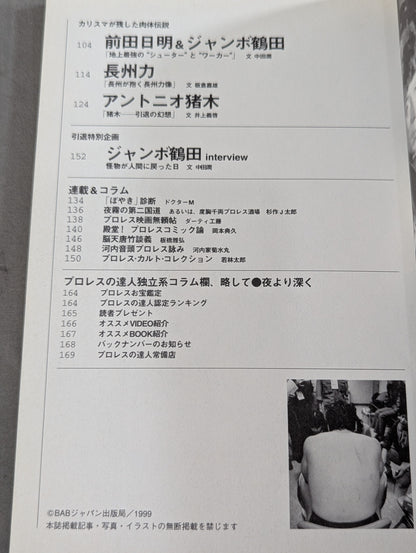プロレスの達人Vol.18 特集 肉体を剃ぐ!