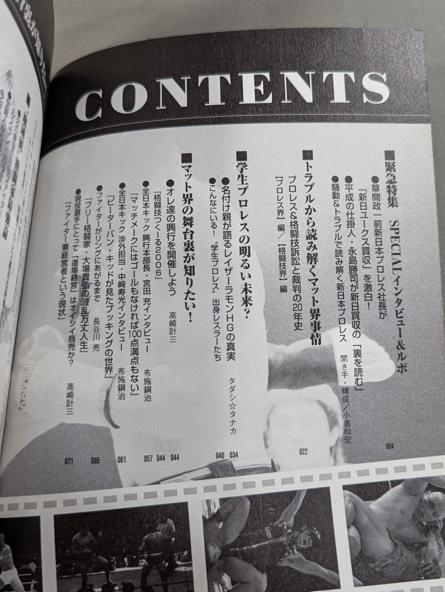 別冊宝島1248 マット界あの舞台裏が知りたい! 格闘技&プロレス