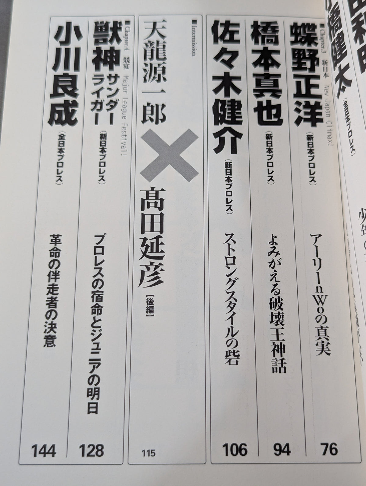 クロスゲーム 全日本×新日本 風雲プロレス=格闘技読本