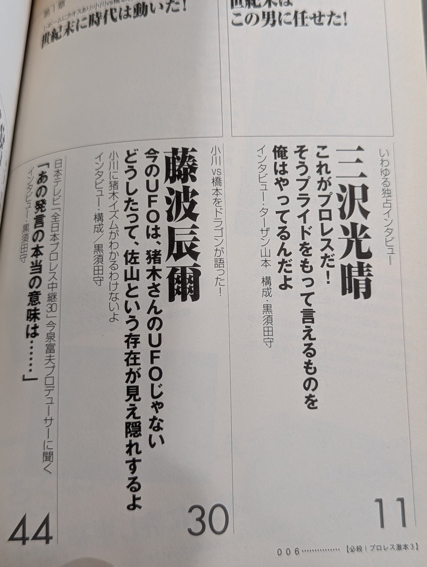 必殺！プロレス激本3 1.4東京ドーム、「世紀末動乱」の真実