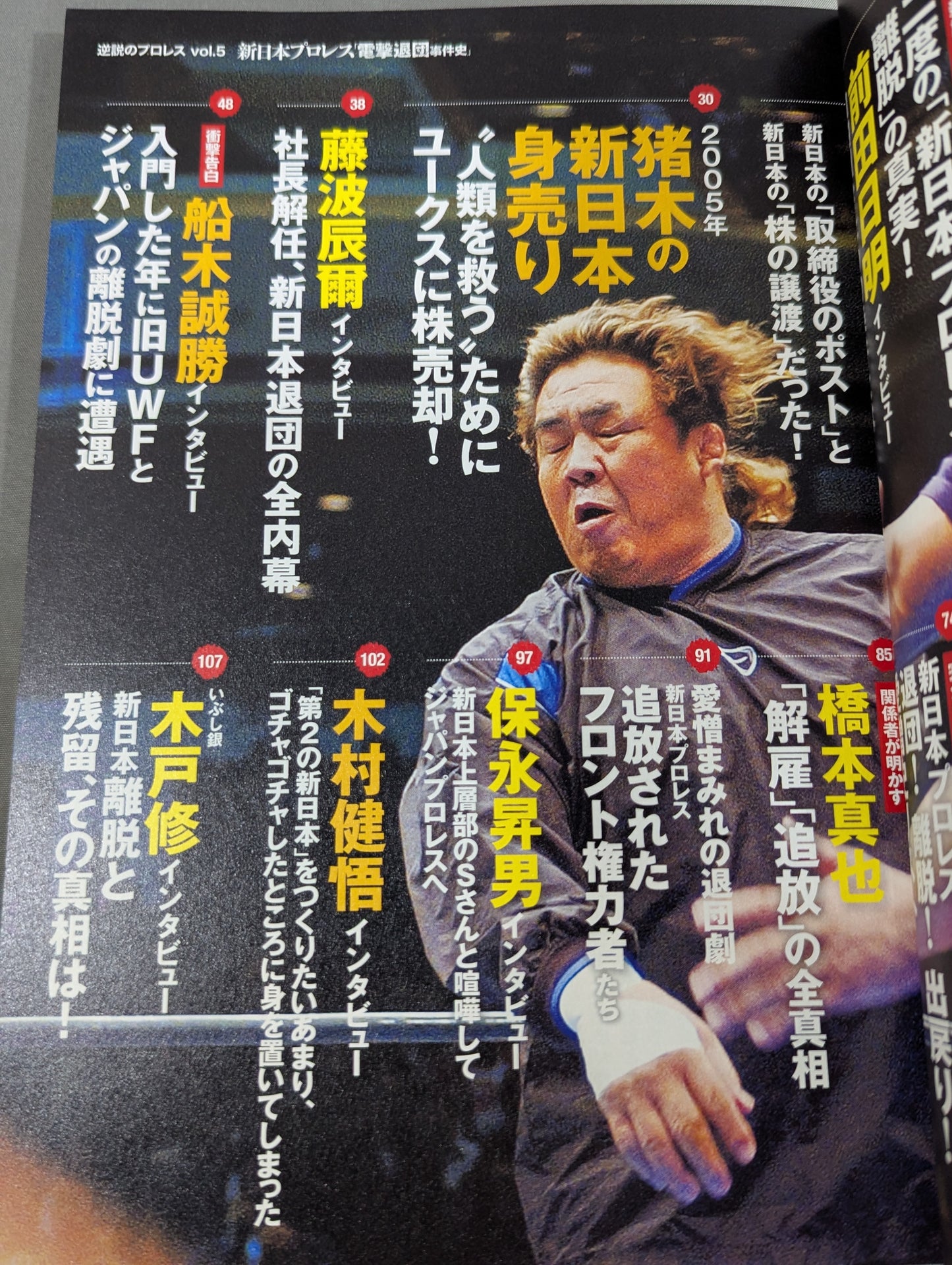 Series Paradoxical Pro Wrestling  Vol.5 New Japan Pro Wrestling "History of the Blitzkrieg Departure Incident"