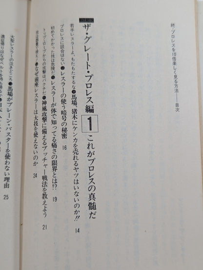 続・プロレスを10倍楽しく見る方法