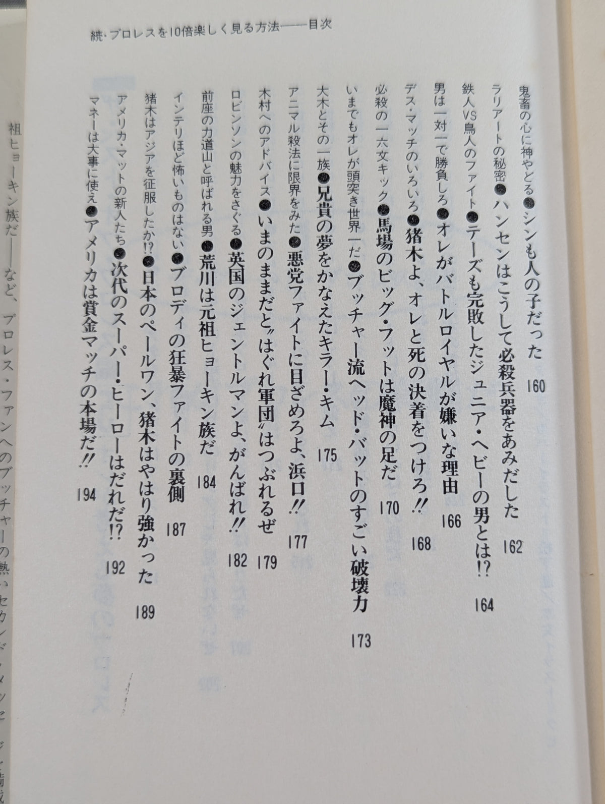 続・プロレスを10倍楽しく見る方法