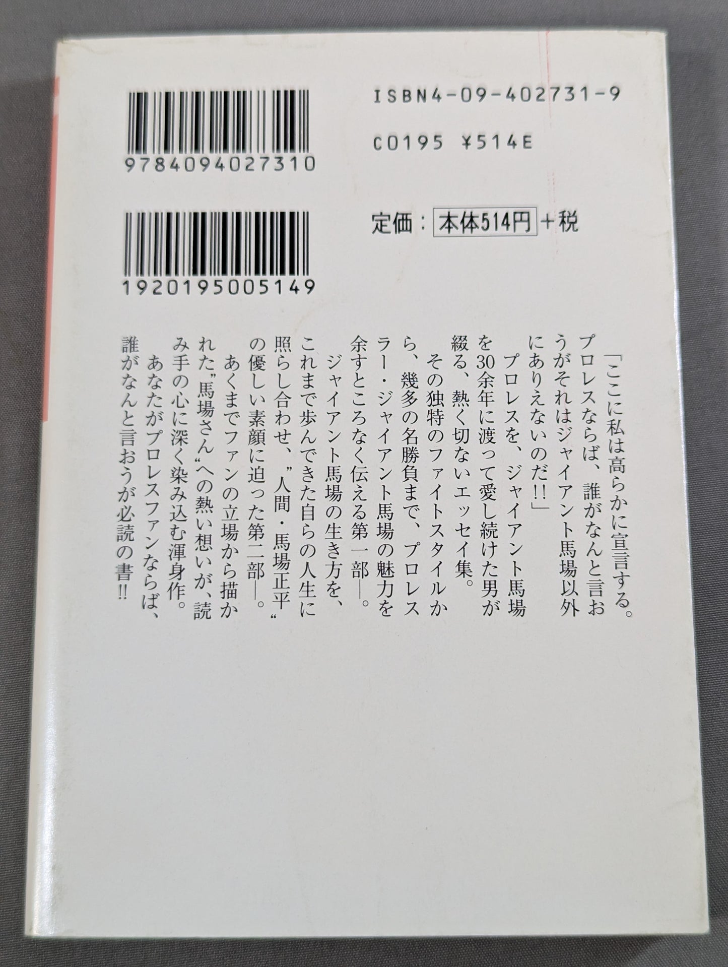 新・馬場派プロレス宣言