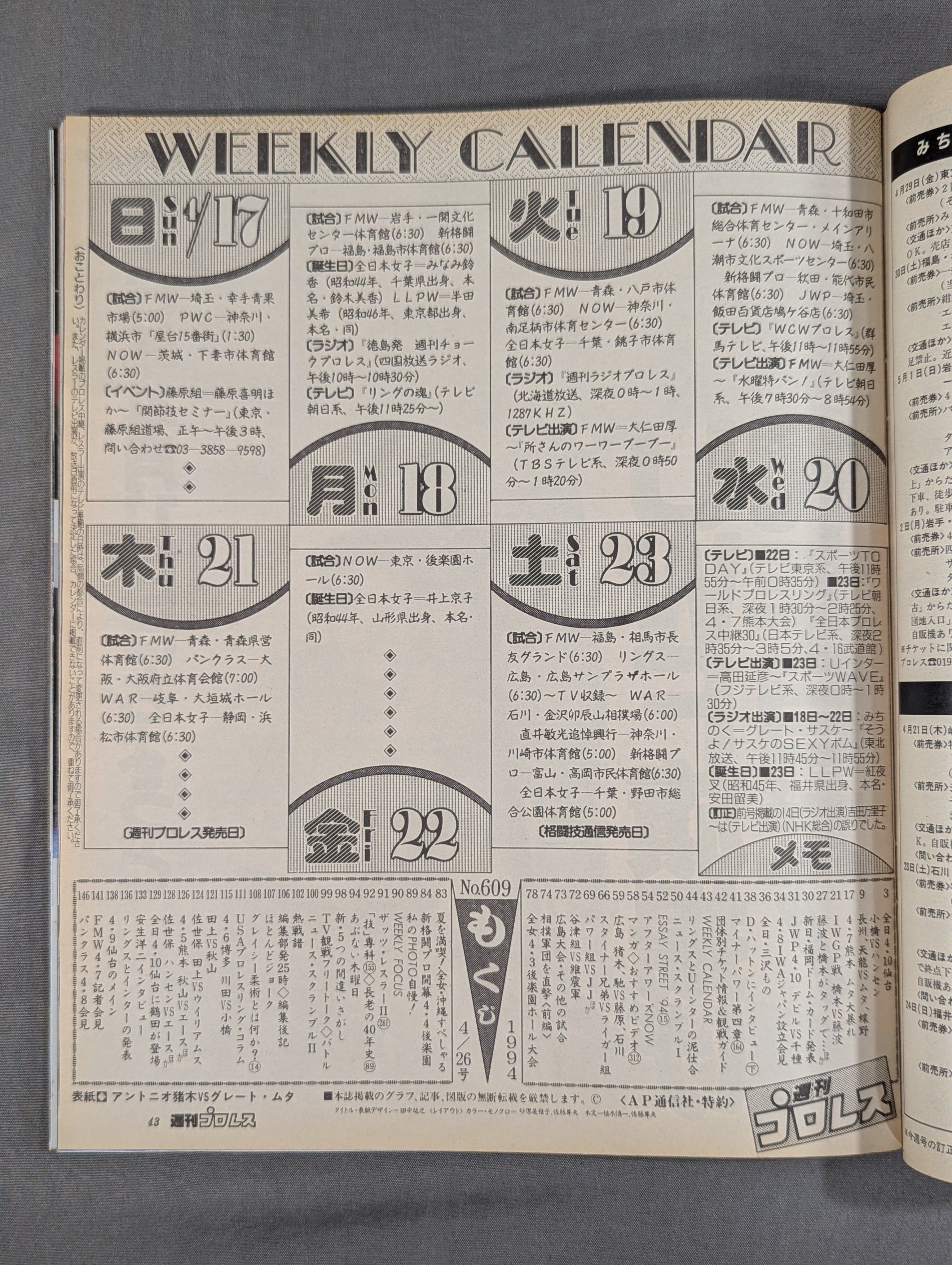 週刊プロレス609 – 闘道館
