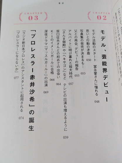Strong, noble, and beautiful Saki Akai, autobiography