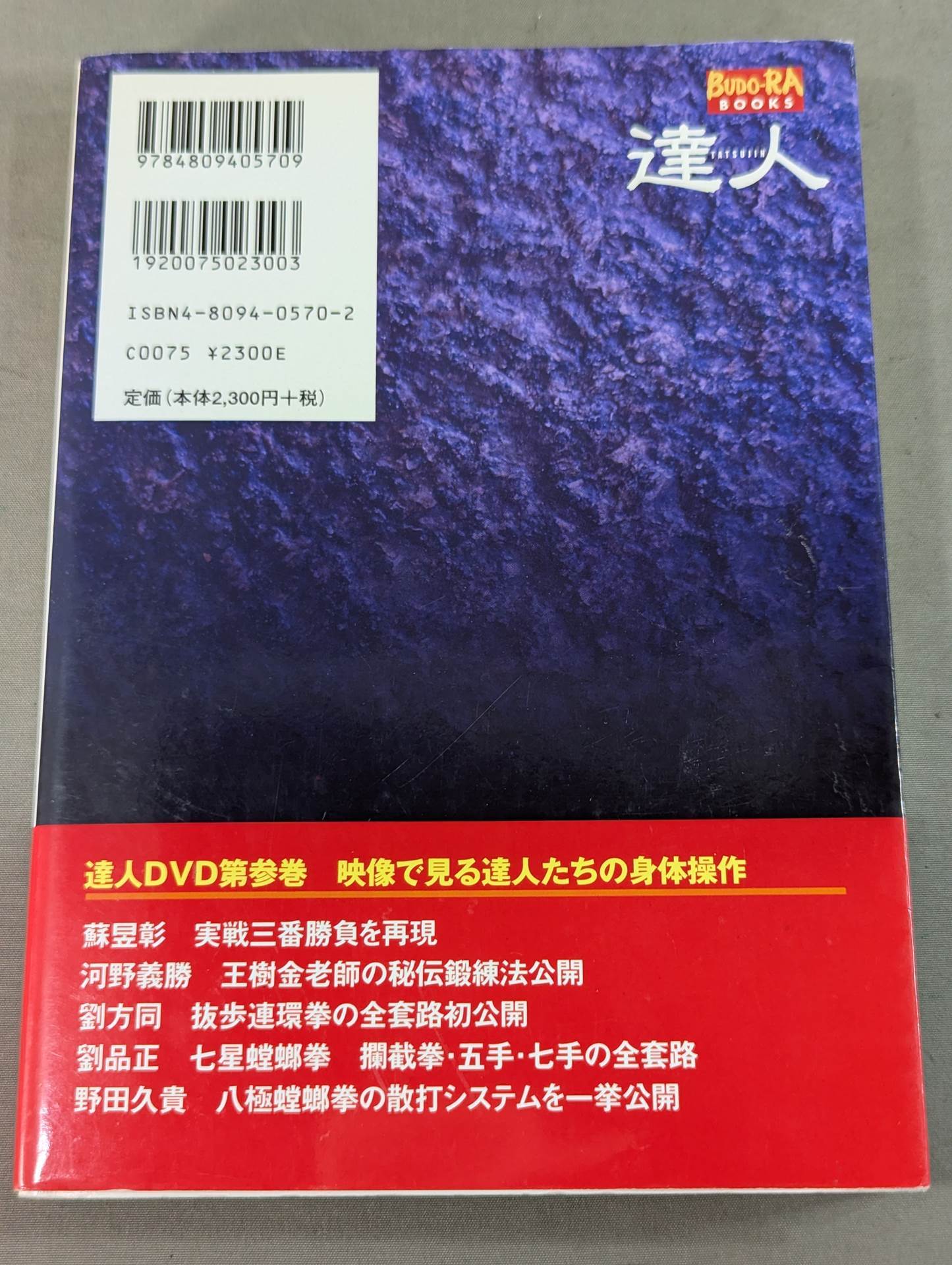 【DVD付】達人シリーズ第参巻 中国武術 知られざる実戦世界
