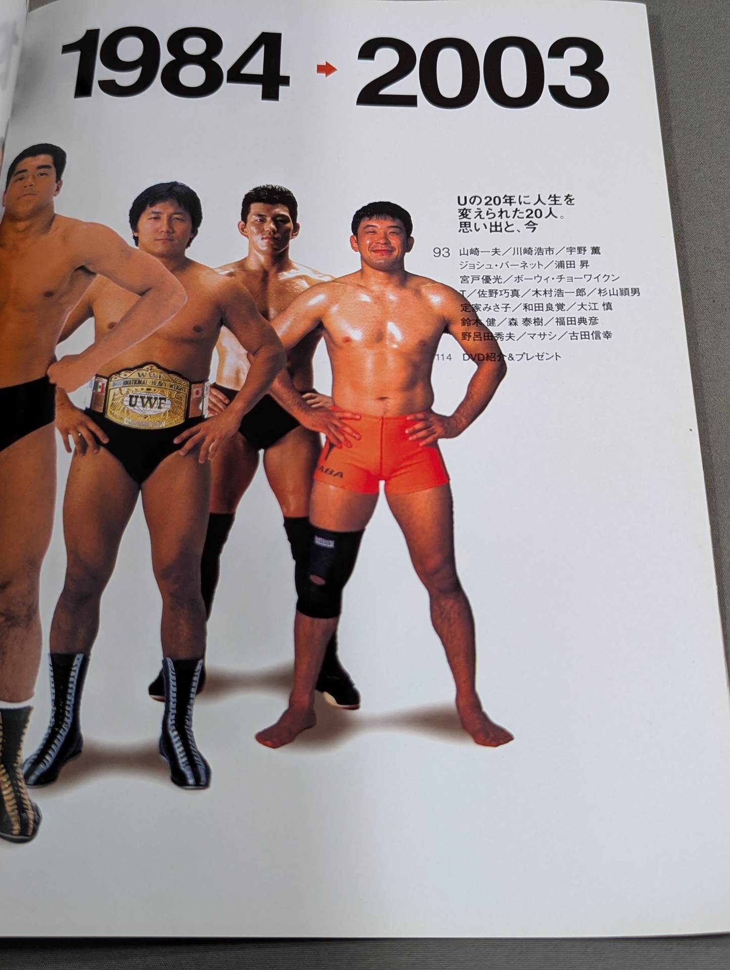 UWF→PRIDE 20 Years of Mixed Martial Arts 1984→2003
