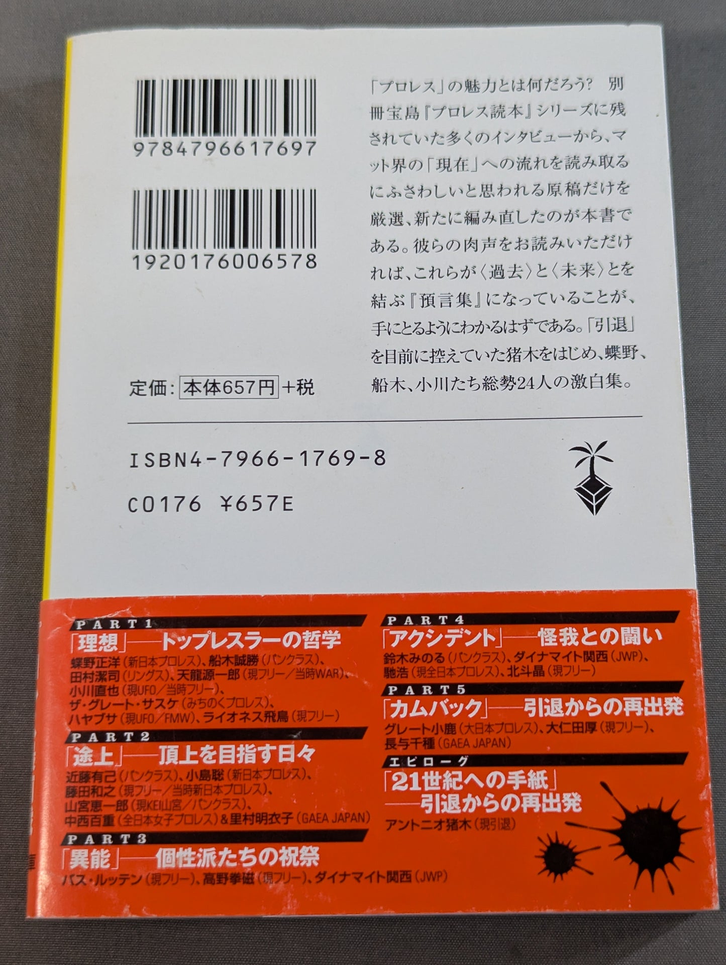 激白 プロレスラー烈伝