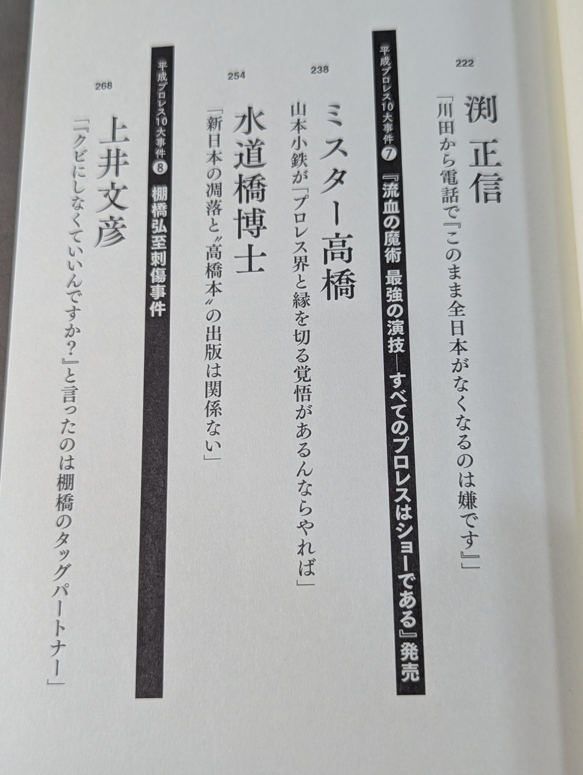 告白 平成プロレス10大事件 最後の真実