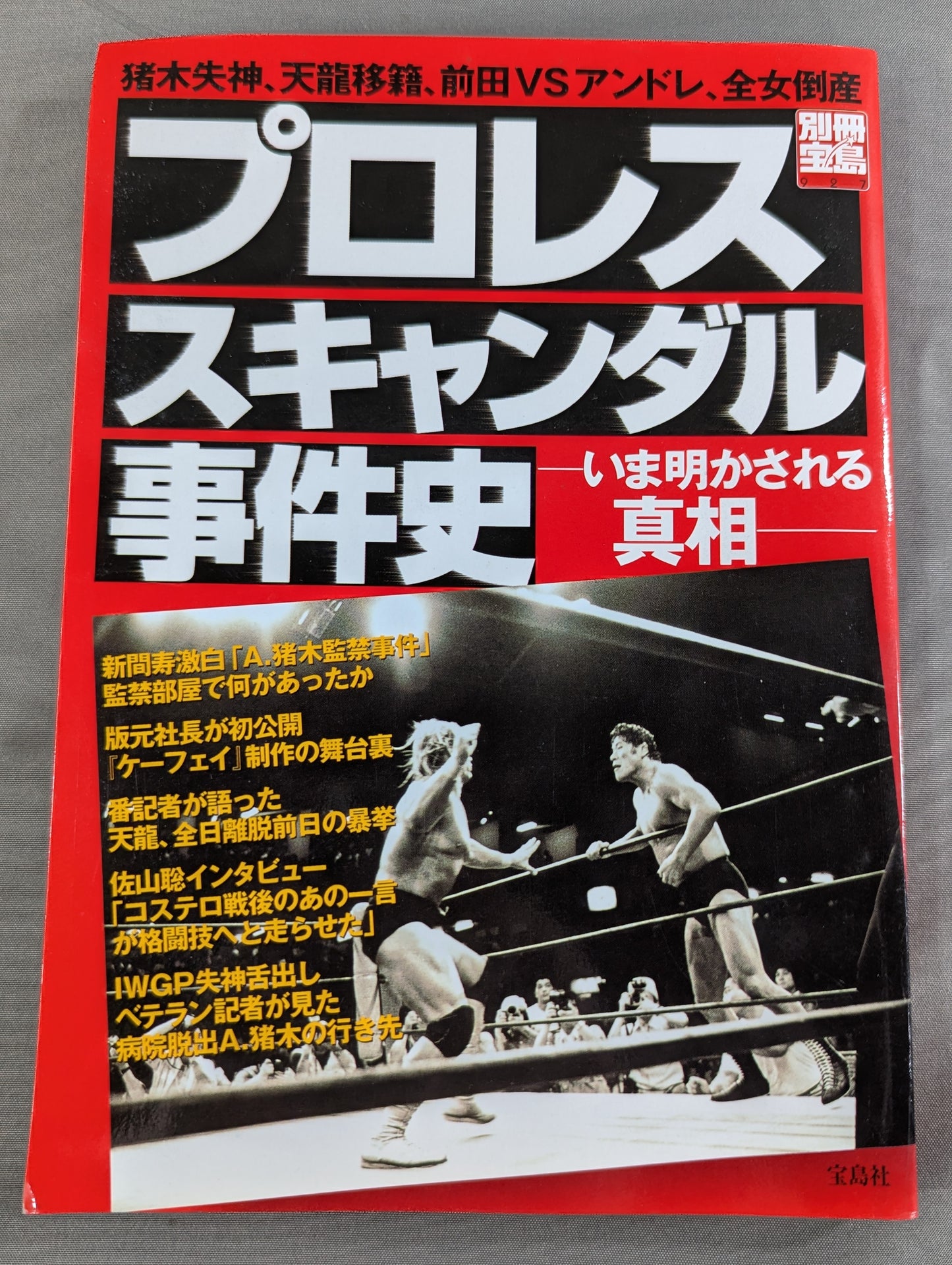 別冊宝島927 プロレススキャンダル事件史―いま明かされる真相―