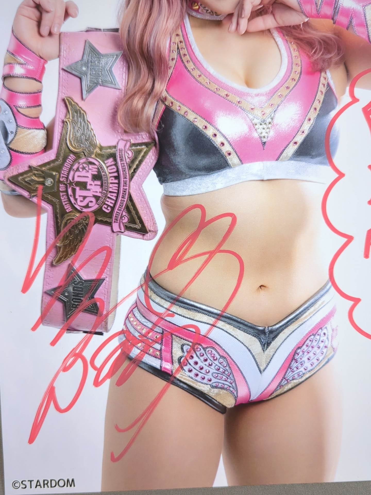 白川未奈 直筆サイン入り ポートレート(E-1）