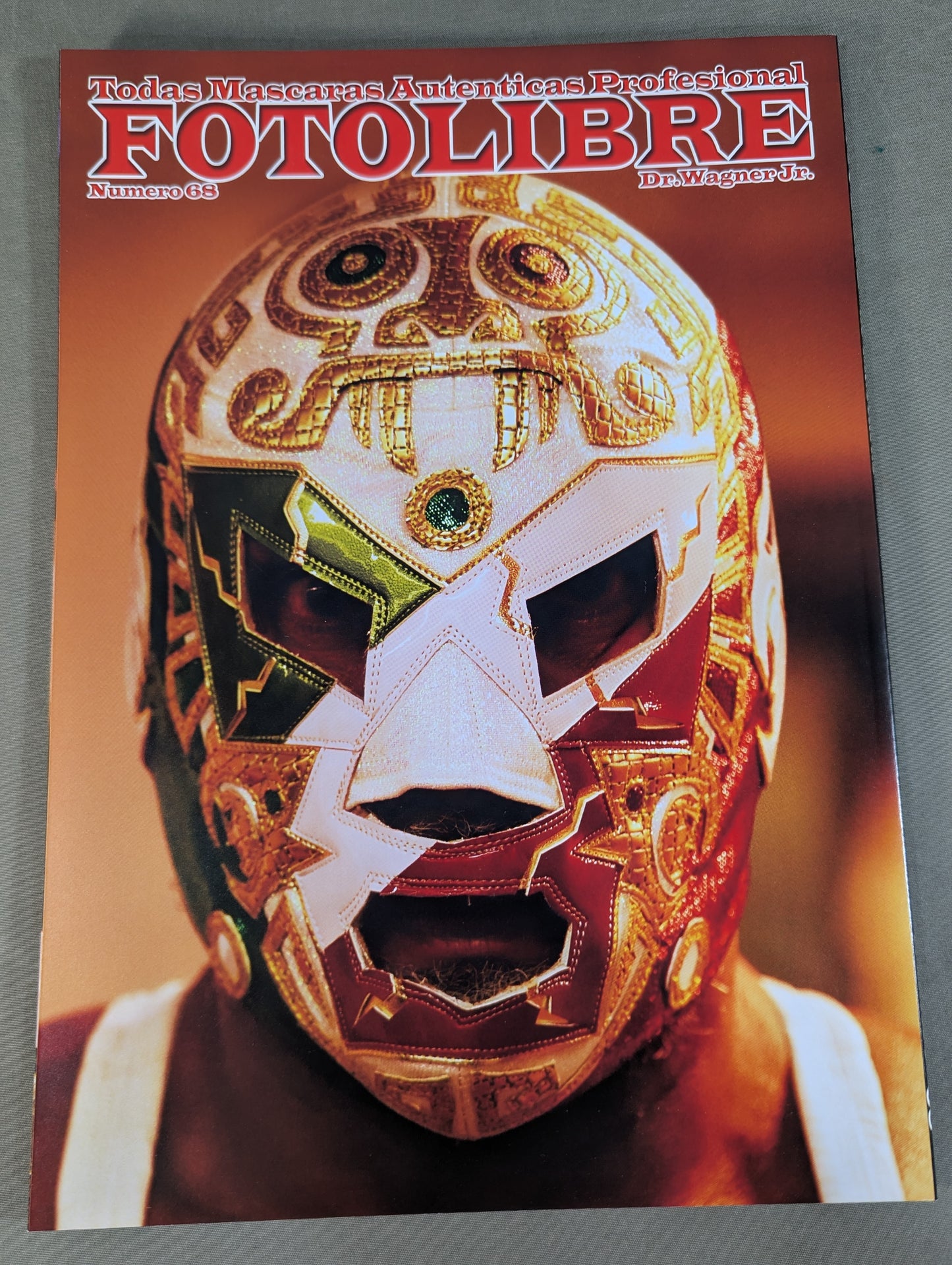 【レイ・ワグナーJr. 直筆サイン入り】FOTOLIBRE de Mascara Numero.68