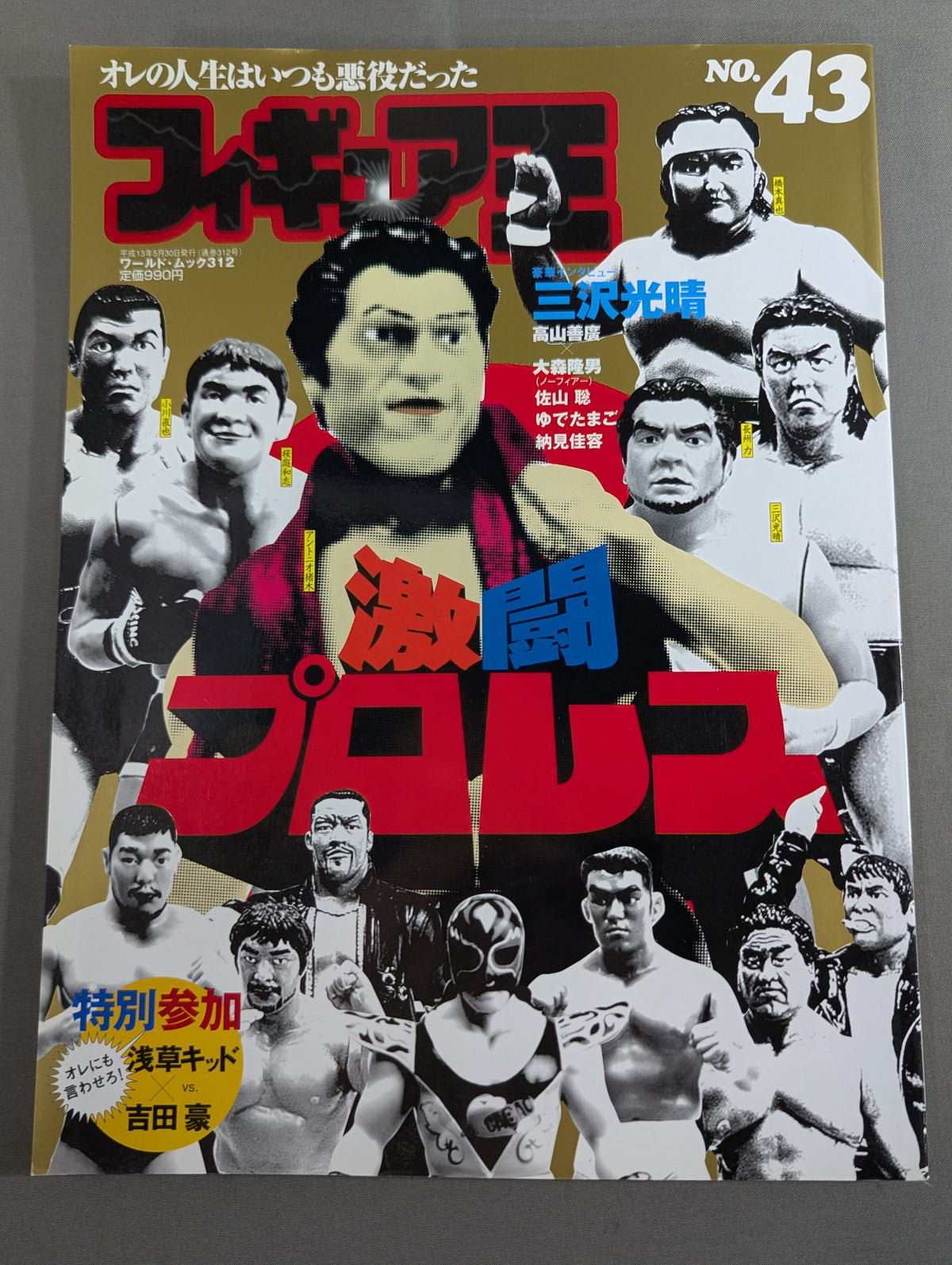 フィギュア王 No.43 特集激闘プロレスフィギュア